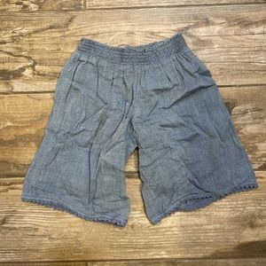 Polo Ralph Lauren Cropped Wide Leg Linen Pants